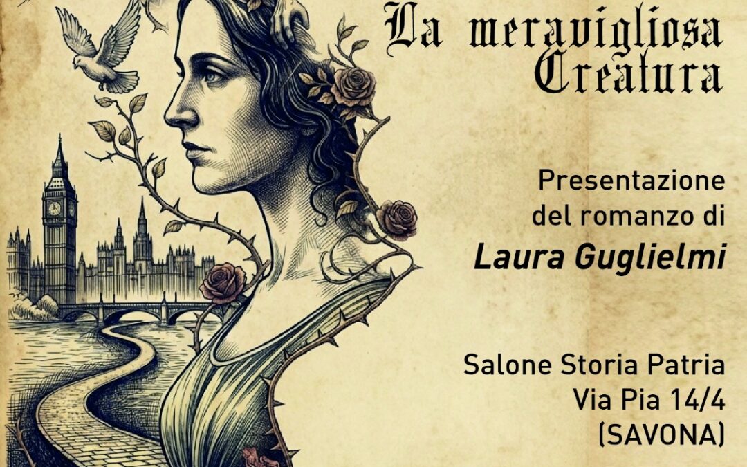 Mary Shelley, meravigliosa creatura, Laura Guglielmi, salone Storia Patria, venerdì 23 ottobre, ore 17.00